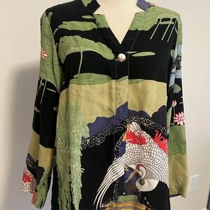 Citron Multicolor Patterned Shirt